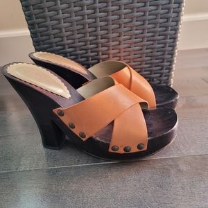 Jessica Simpson wedge platform heels 6.5